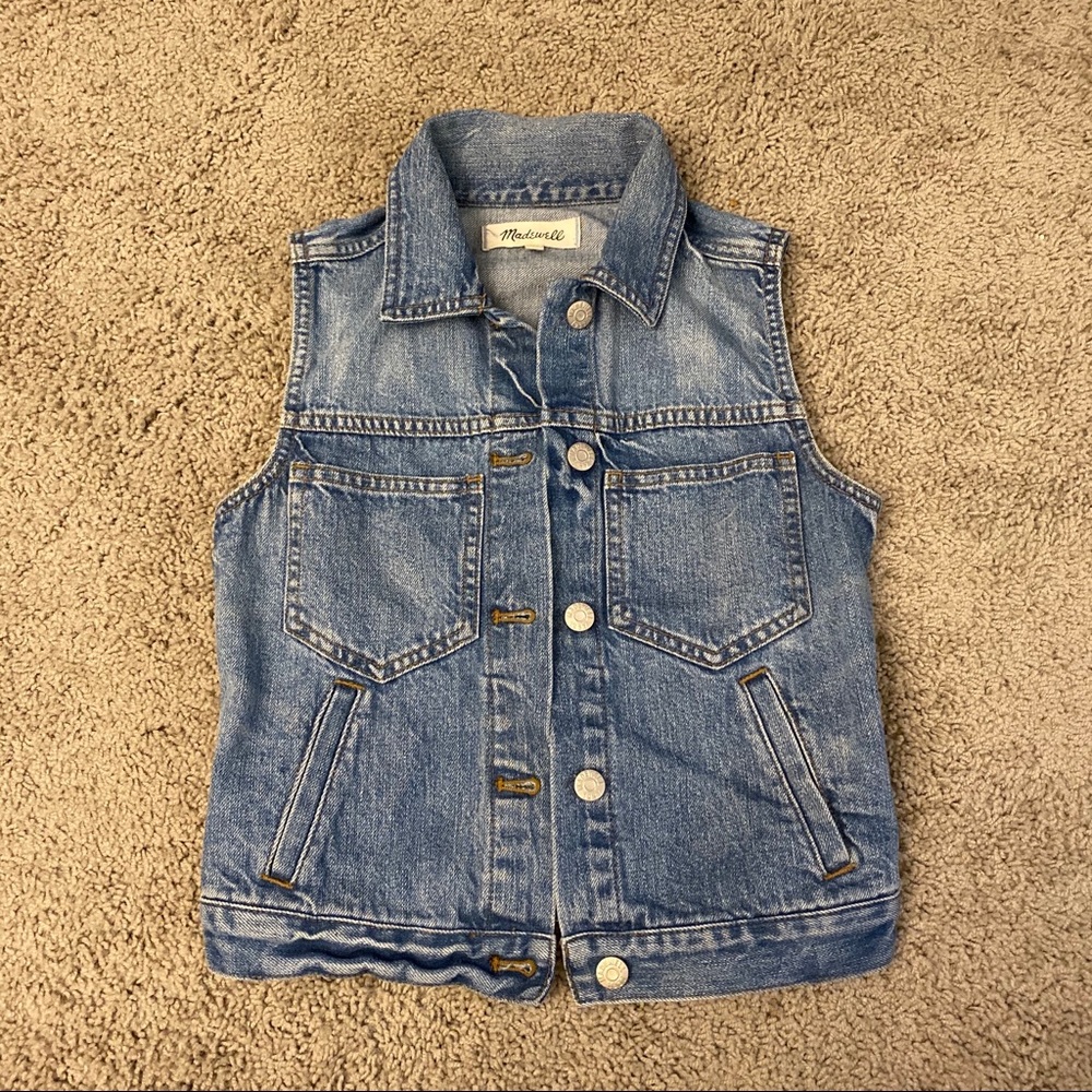 Madewell denim sleeveless top - XXS